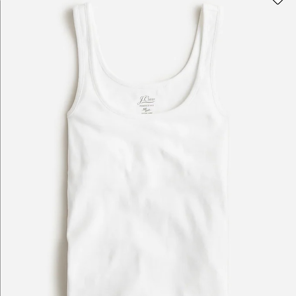 J. Crew Perfect Fit Shelf-bra Tank Top